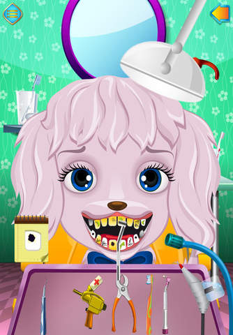 Adorable Pet Vet Dentist - Dental Hospital for Fluffy Little Animals screenshot 2