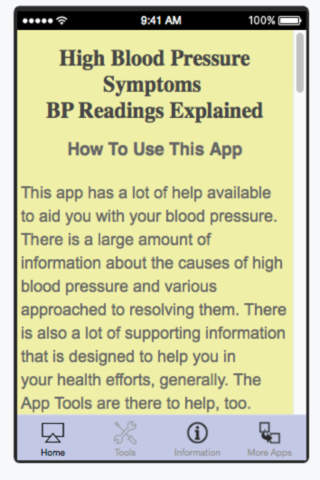High Blood Pressure Symptoms & BP Readings screenshot 2