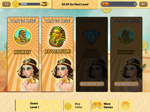 【免費遊戲App】Great Egypt Slots - A fun addictive Las Vegas treasure winning casino game.-APP點子