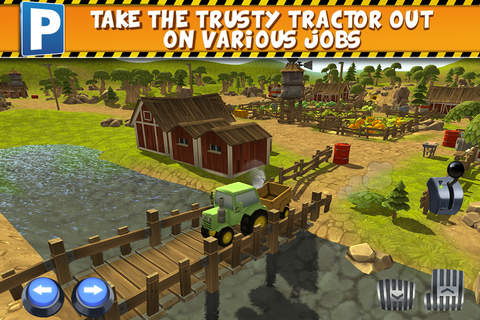 Farm Truck Car Parking Simulator - Real Tractor Driving Test Sim Racing Games screenshot 3