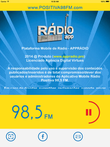 【免費音樂App】Rádio Positiva 98,5 FM-APP點子