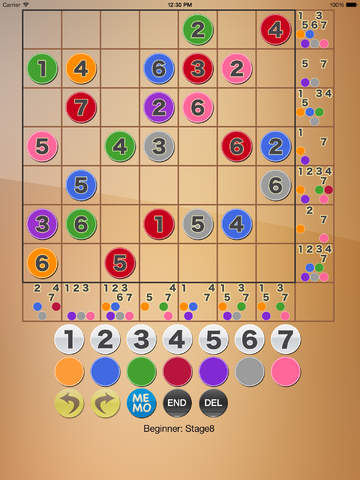 【免費遊戲App】Number Place Color7-APP點子