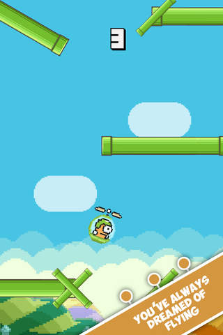 Tiny Copter - Swing pass between pipes screenshot 3
