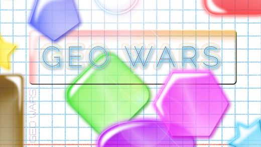 Geo Wars - Amazing Educational Science Inspired Colorful Notebook Maze