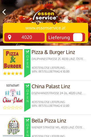 Essen Service - Essen Bestellen Online Lieferservice screenshot 3