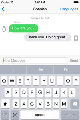 Translator Chat For Watch and Phone screenshot 2