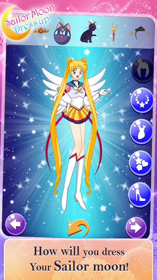 【免費娛樂App】Pretty soldier sailor moon Dress up Edition : The Magical girls anime game version 1990-2014-APP點子