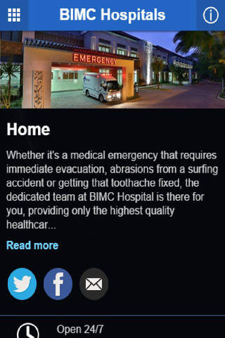 BIMC Hospital screenshot 2