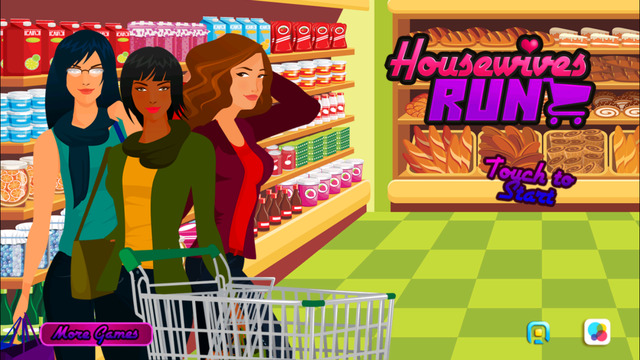 Housewives Run - Last Minute Shopping Runner Game