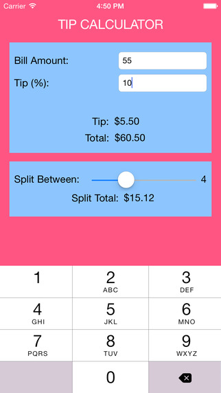 Tip Calculator Pro For Apple Watch