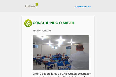 Galvao Mobile screenshot 2