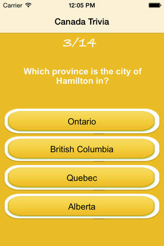 Canada Trivia screenshot 2