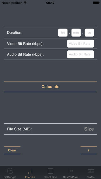 【免費工具App】VidBitCalc-APP點子