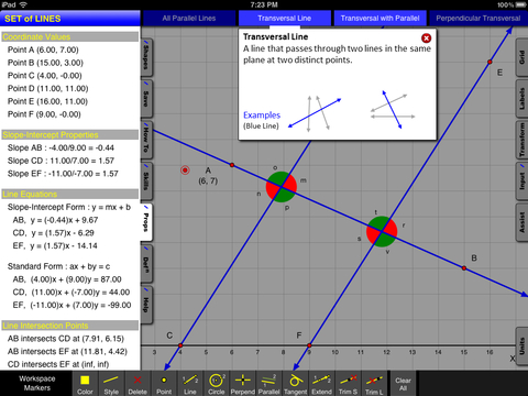 【免費教育App】Interactive Geometry - Learn math one touch at a time-APP點子