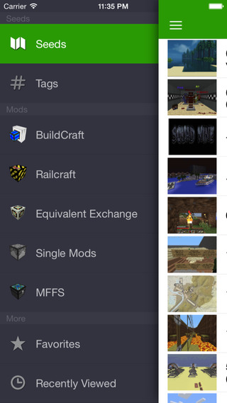 Seeds Mods for Minecraft PE - Best Pocket Edition Crafting Collection