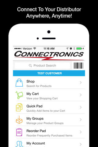 Connectronics OE Touch screenshot 2