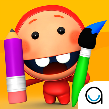 Kidfinity Pots & Paints: Paint, Sketch, Doodle & Coloring Book for Kids in Preschool & Kindergarten FREE LOGO-APP點子