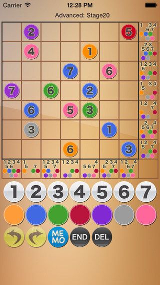 【免費遊戲App】Number Place Color7-APP點子