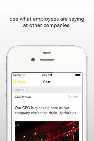 Canary: Anonymous Company Chatter screenshot 2