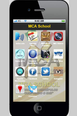 MCA Scholl App screenshot 2