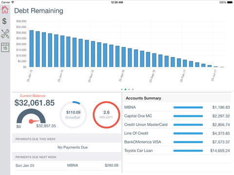 Debt SnowBall Assistant - Debt Manager screenshot 3