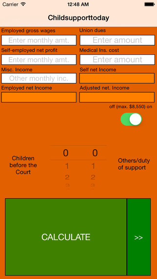 Child Support Today Texas Calculator