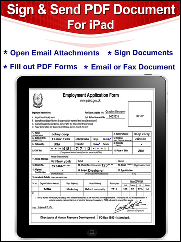 【免費商業App】Sign and Send Documents-APP點子