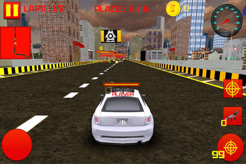 Fast Car War Race 3D screenshot 2