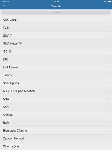 Libreng Philippine TV iPad