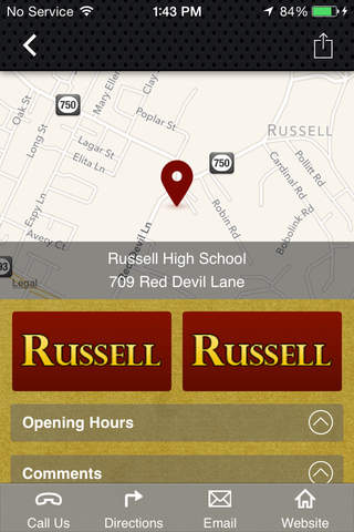 Russell ISD screenshot 2