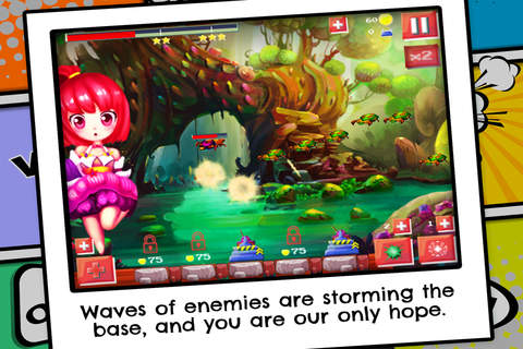 Fairy Weed Garden TD Battles - PRO - Endless TD Battles Critter Defense Game screenshot 2