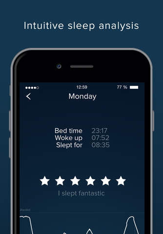 Sleep. by Bertrand - Reverse alarm clock & sleep tracker screenshot 2