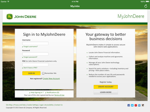 【免費商業App】John Deere MyJobs-APP點子