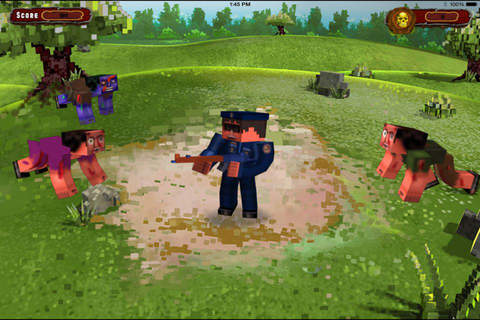 Cops N Zombies 3D - Revenge of the living dead blockhead Monster screenshot 4