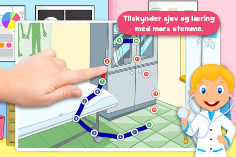 Free Kids Hospital Puzzle Teach me Tracing & Counting screenshot 4