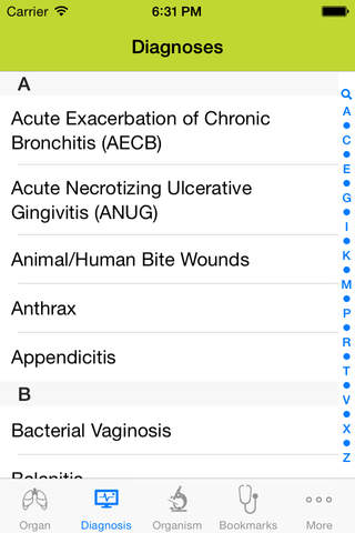 2015 EMRA Antibiotic Guide screenshot 2