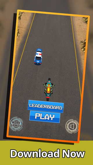 【免費遊戲App】A Mad Skills Free MotorCycle Racing Game to Escape From Police-APP點子