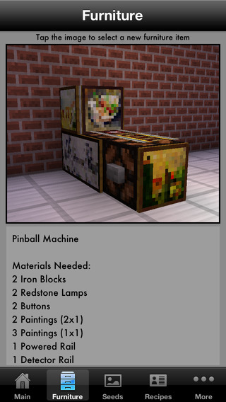 【免費書籍App】Guidecraft - Seeds, Furniture Ideas and Crafting Guide for Minecraft-APP點子