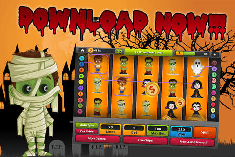 Halloween Pumpkin Slots Machine - Bonus Game Casino screenshot 2