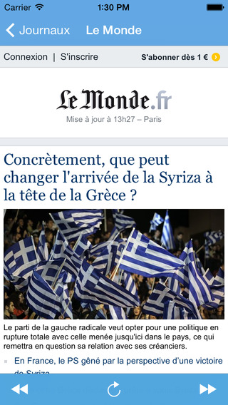 【免費新聞App】Journaux France-APP點子