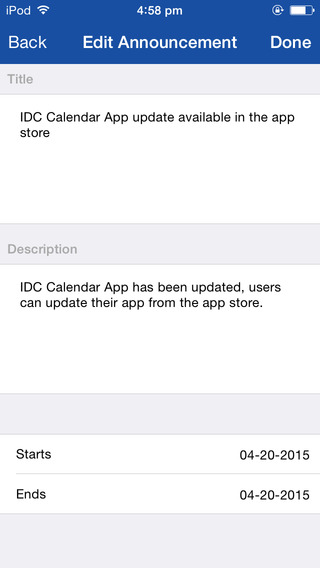 【免費醫療App】IDC Announcement-APP點子