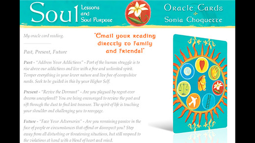 【免費生活App】Soul Lessons and Soul Purpose Oracle Cards - Sonia Choquette-APP點子