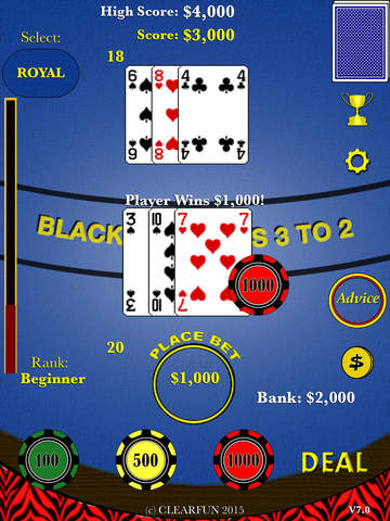 【免費遊戲App】21 Free Blackjack Cash Money Game - by CLEARFUN-APP點子