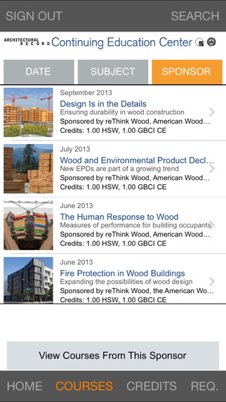 【免費教育App】Architectural Record Continuing Education-APP點子