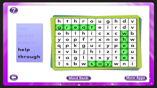 Word Search: Kids Learn Sight Words Games