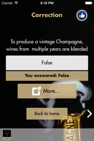 Champagne Campus, learn all about champagne with our Quiz app screenshot 3
