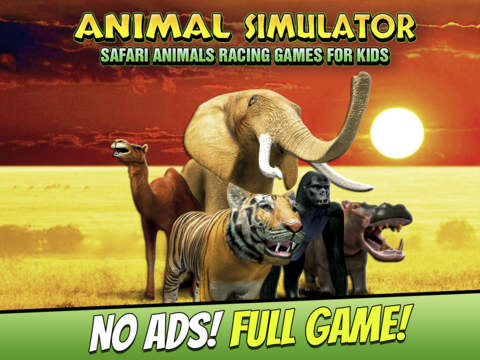 免費下載遊戲APP|Animal Simulator - Safari Animals Racing Games For Kids app開箱文|APP開箱王