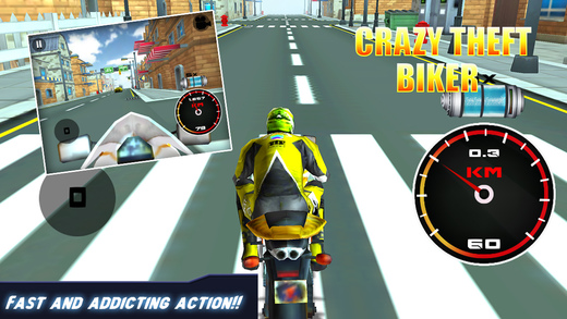 【免費遊戲App】Crazy Theft Biker-APP點子