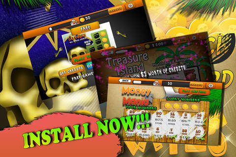 Ace Scratch Lotto Card - Pirates Gold Casino Lottery Lucky Cash screenshot 2