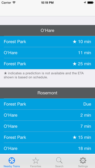 Next Transit - for CTA